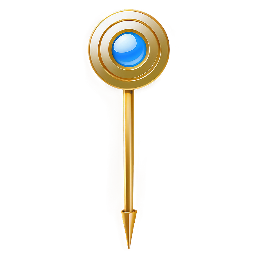 Gold Arrow Pointer Png Sko PNG