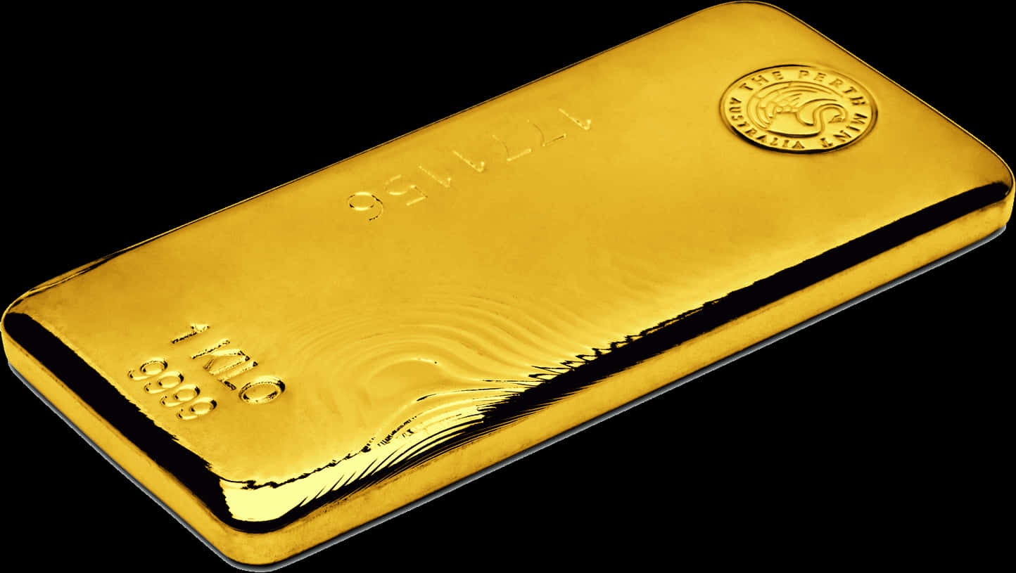 Gold Bar9999 Fine Purity PNG
