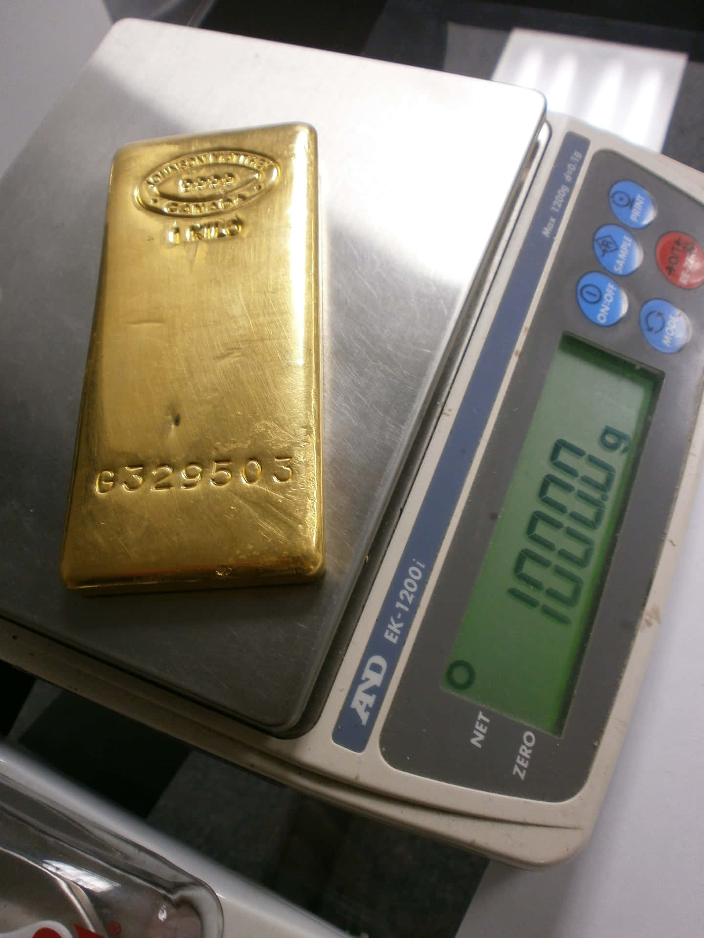 Stacks of Pure Gold Bars