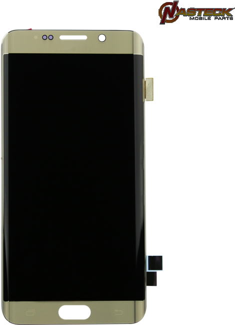 Gold Black Smartphone Display PNG