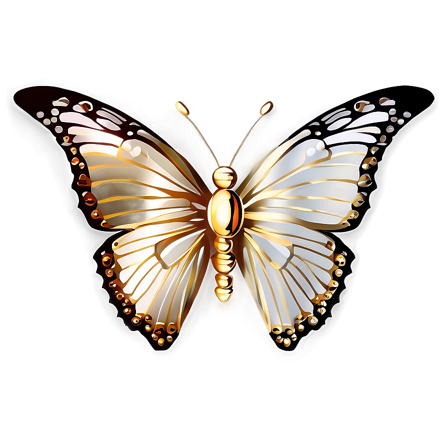 Download Gold Butterfly Transparent Png 05252024 | Wallpapers.com