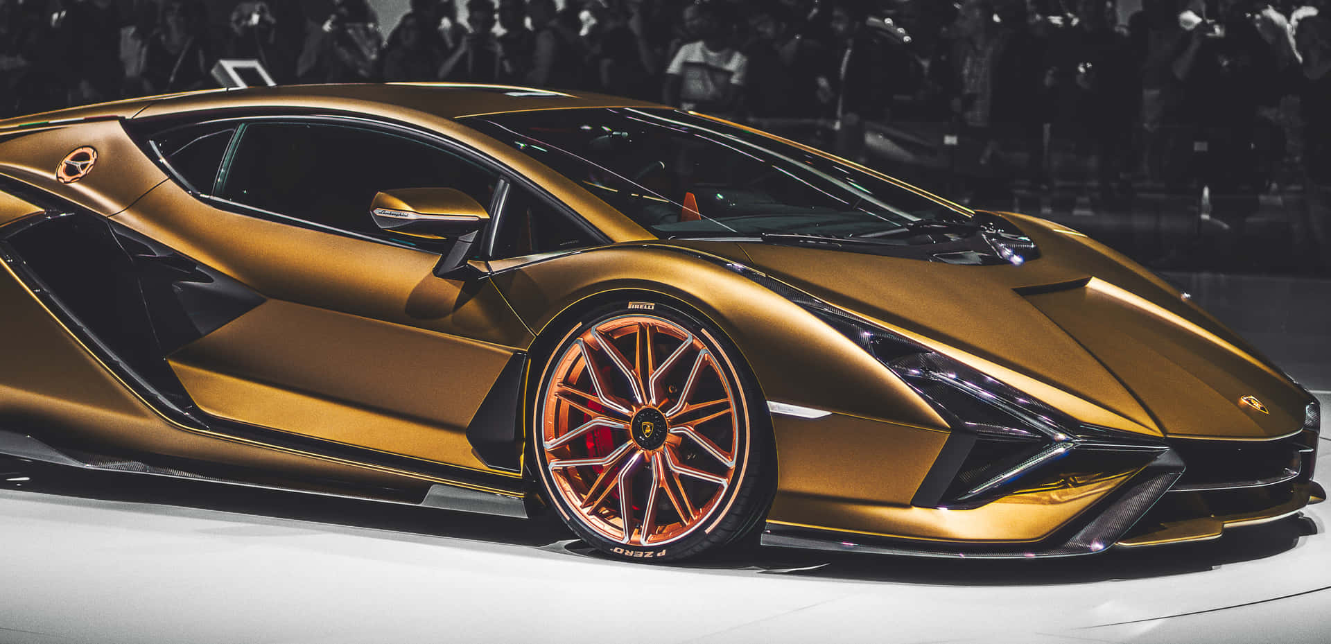 Gold Cars Lamborghini Gallardo Spyder Wallpaper