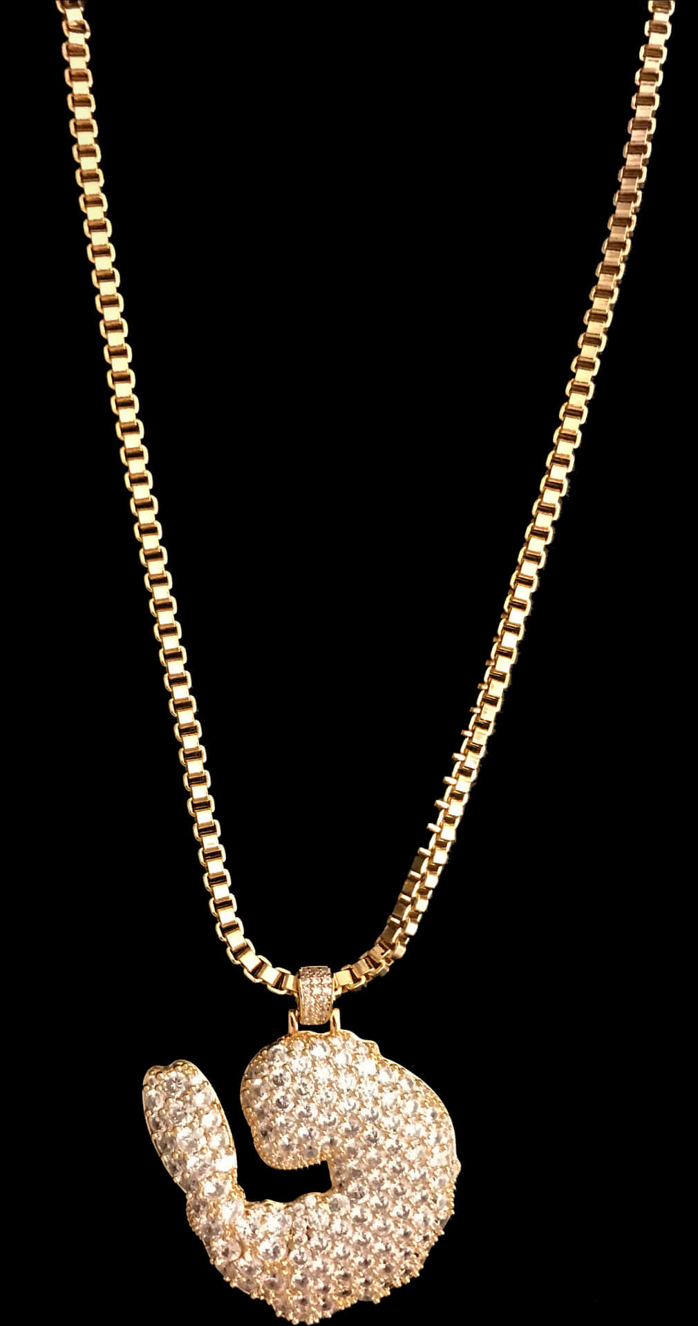 Download Gold Chain Diamond Pendant Jewelry | Wallpapers.com