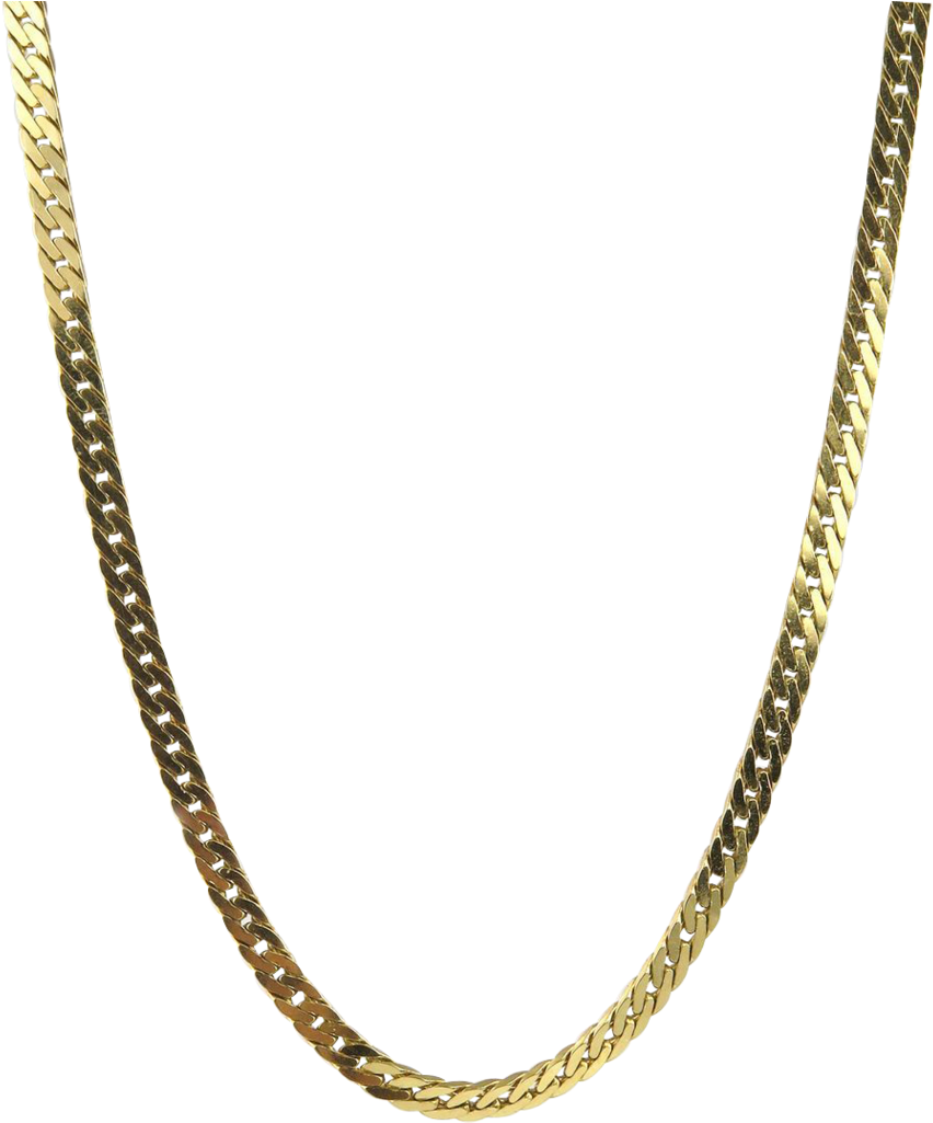 Gold Chain Thug Life Accessory PNG