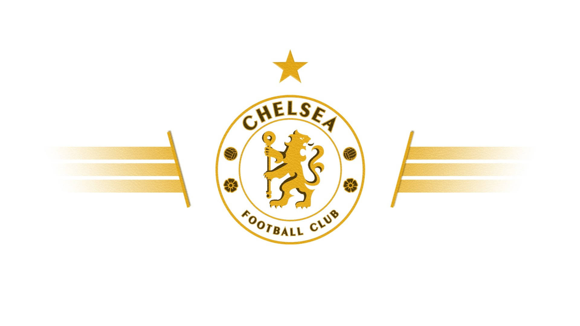 Gold Chelsea Emblem Background