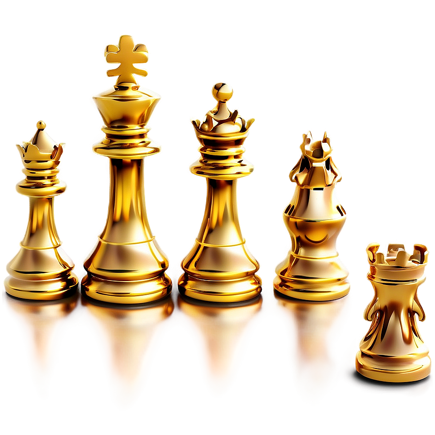 Gold Chess Piece Png 05032024 PNG