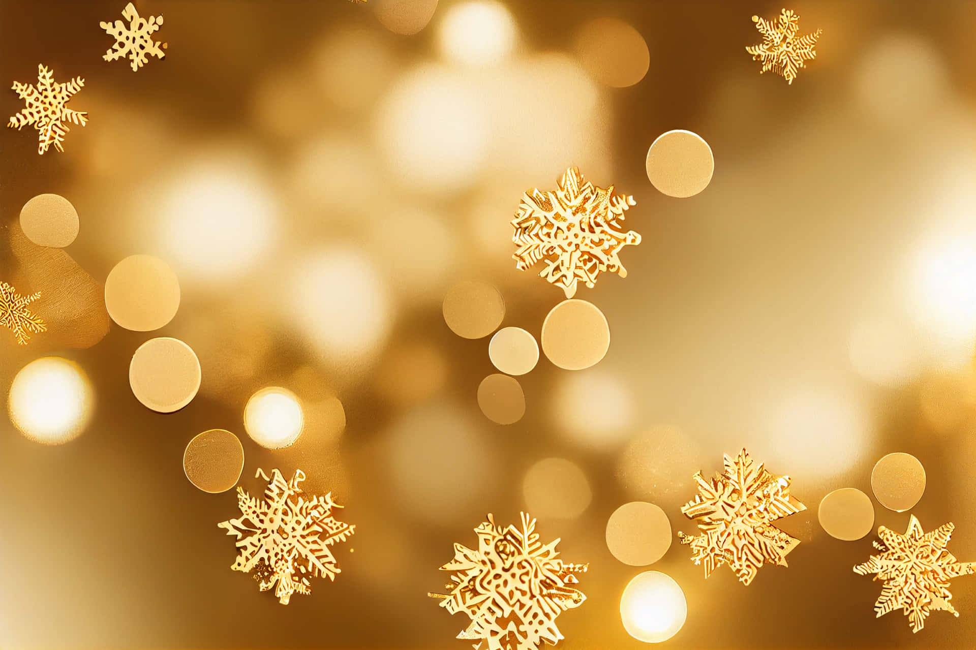 Add sparkle to your Christmas with Gold Wallpaper