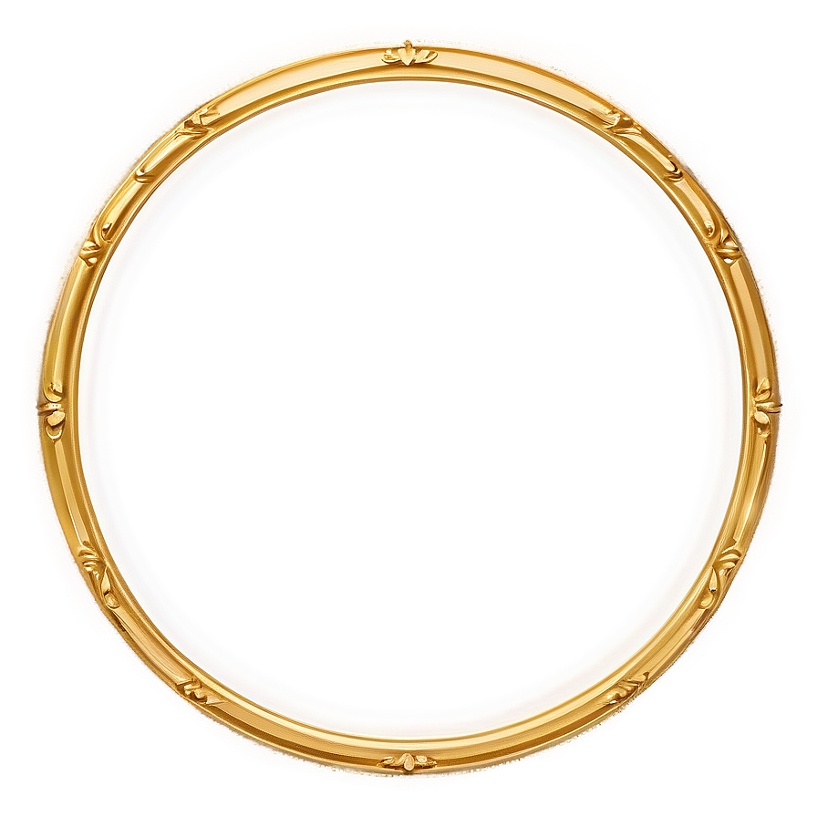 Gold Circle Border For Logos Png Uge51 PNG