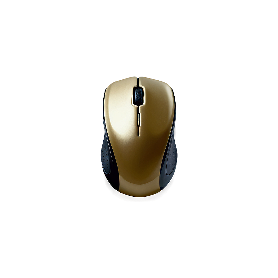 Gold Computer Mouse Png 05252024 PNG