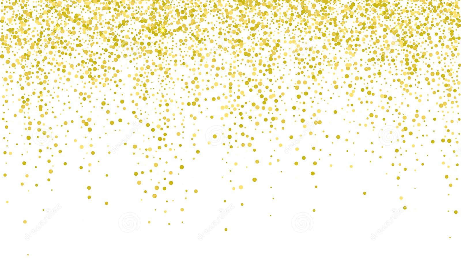 Light up the party with this beautiful and vibrant gold confetti background.