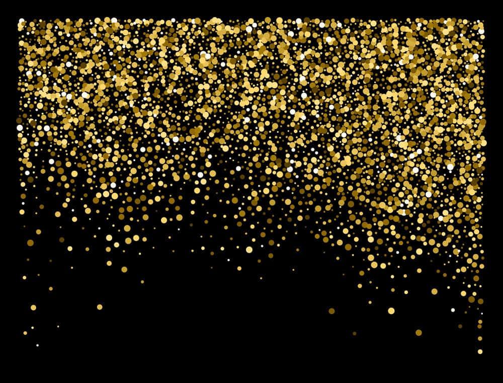 Celebrate life with beautiful gold confetti