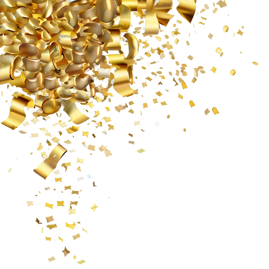 Download Gold Confetti Gala Png 05252024 | Wallpapers.com