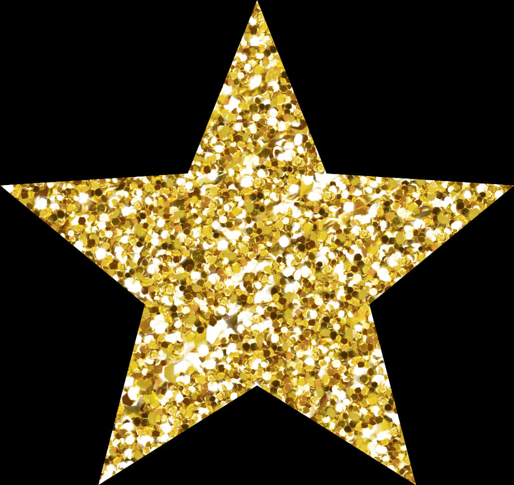 Gold Confetti Star Graphic PNG