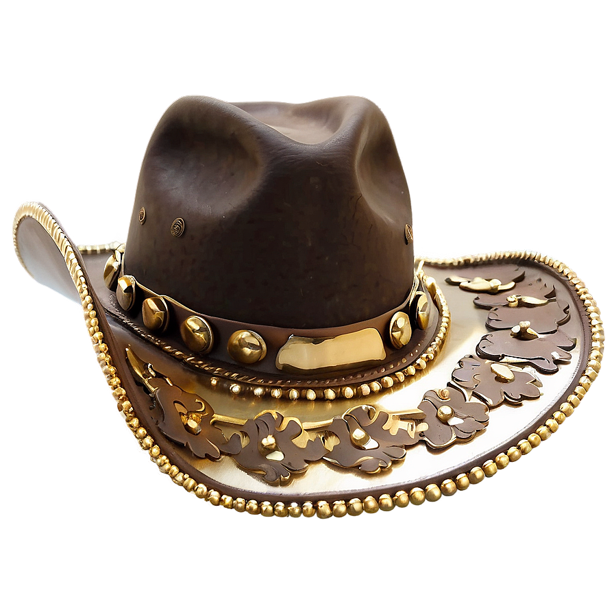 Gold Cowgirl Hat Png Hxh4 PNG