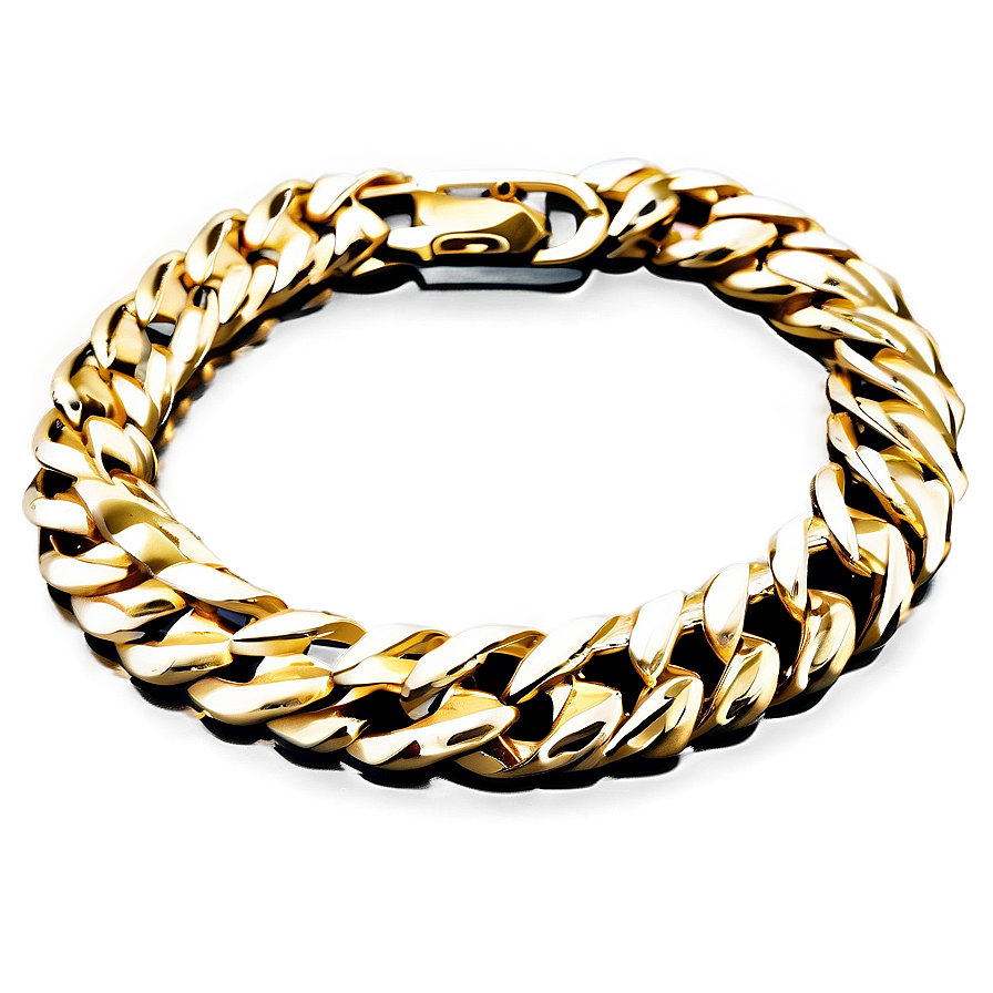 Gold Cuban Chain Png 05042024 PNG