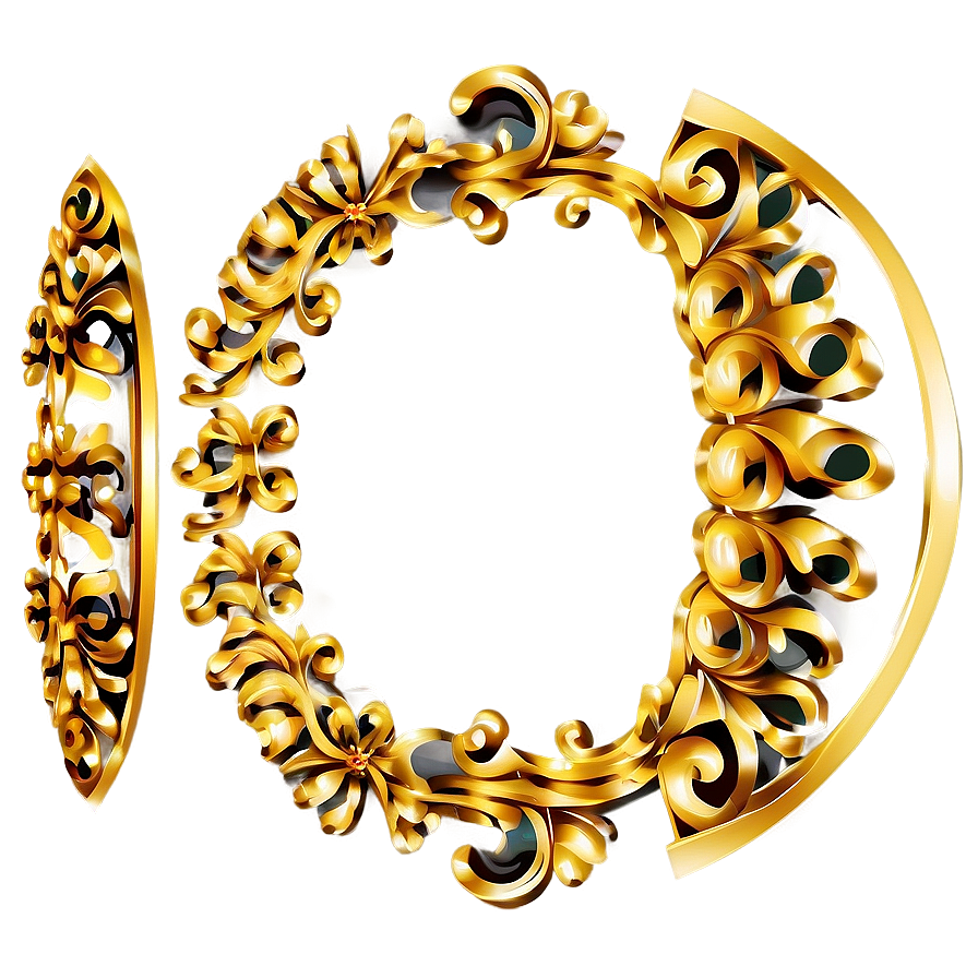 Gold Design Elements Png Ajp20 PNG