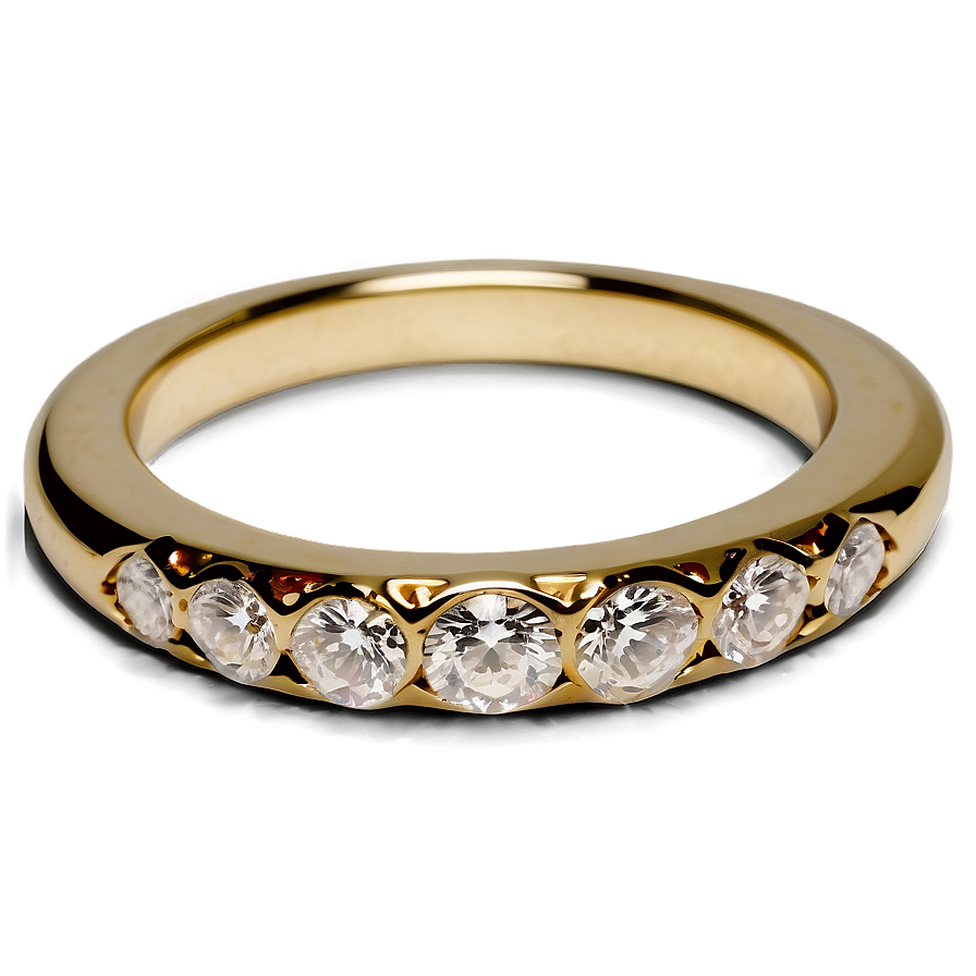 Gold Diamond Ring Png 05032024 PNG