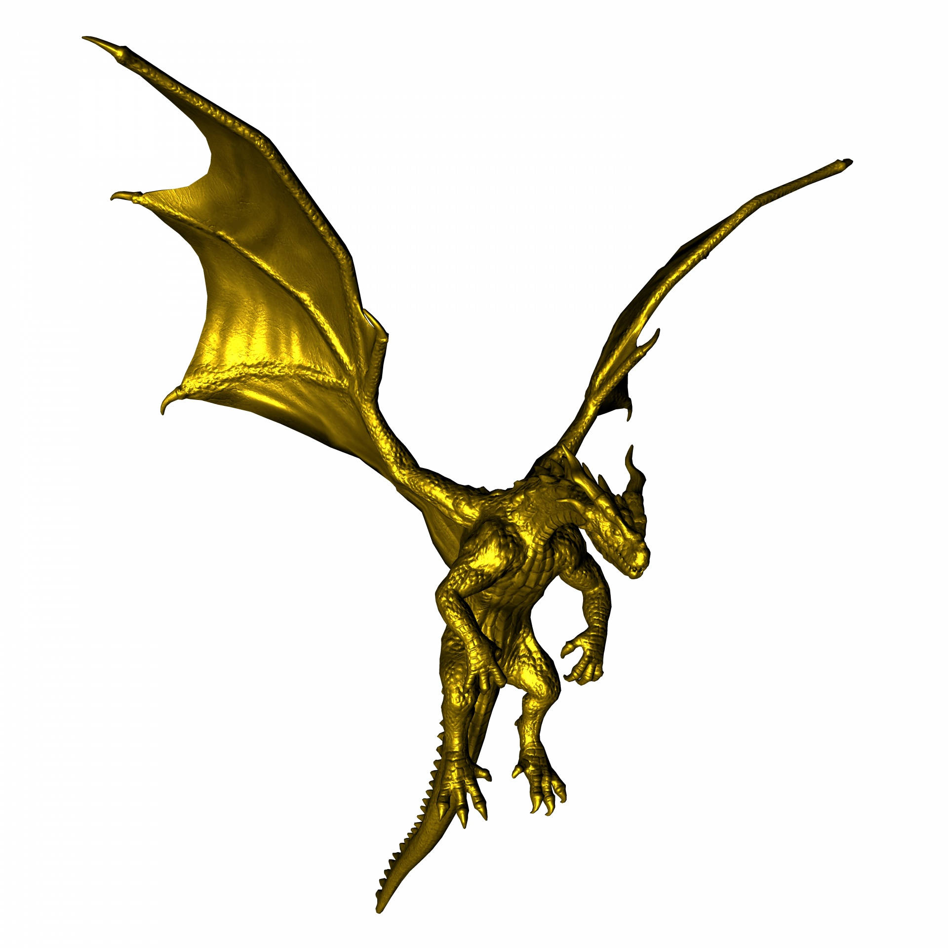 Gold Dragon Wings Wallpaper