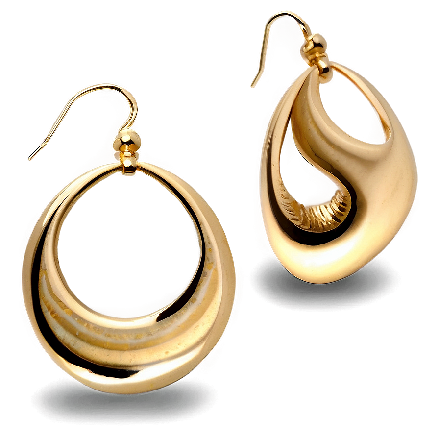 Gold Earring Set Png Fmw20 PNG