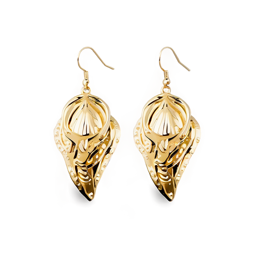 Gold Earring Set Png Nxc PNG