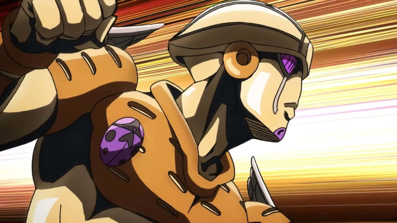 Gold Experience Stand unleashes its powers in Jojo's Bizarre Adventure Wallpaper