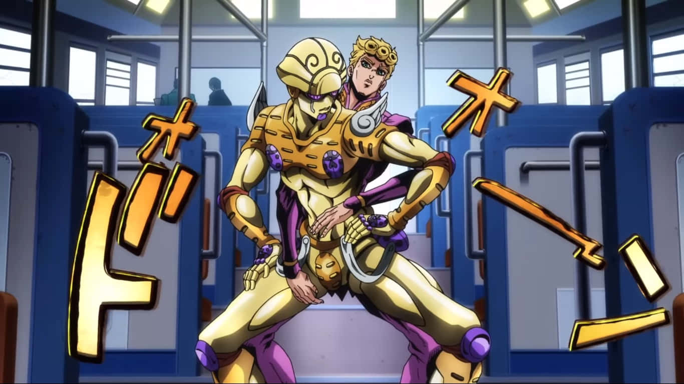 Imagende Stand Intense Gold Experience, Jojo's Bizarre Adventure. Fondo de pantalla