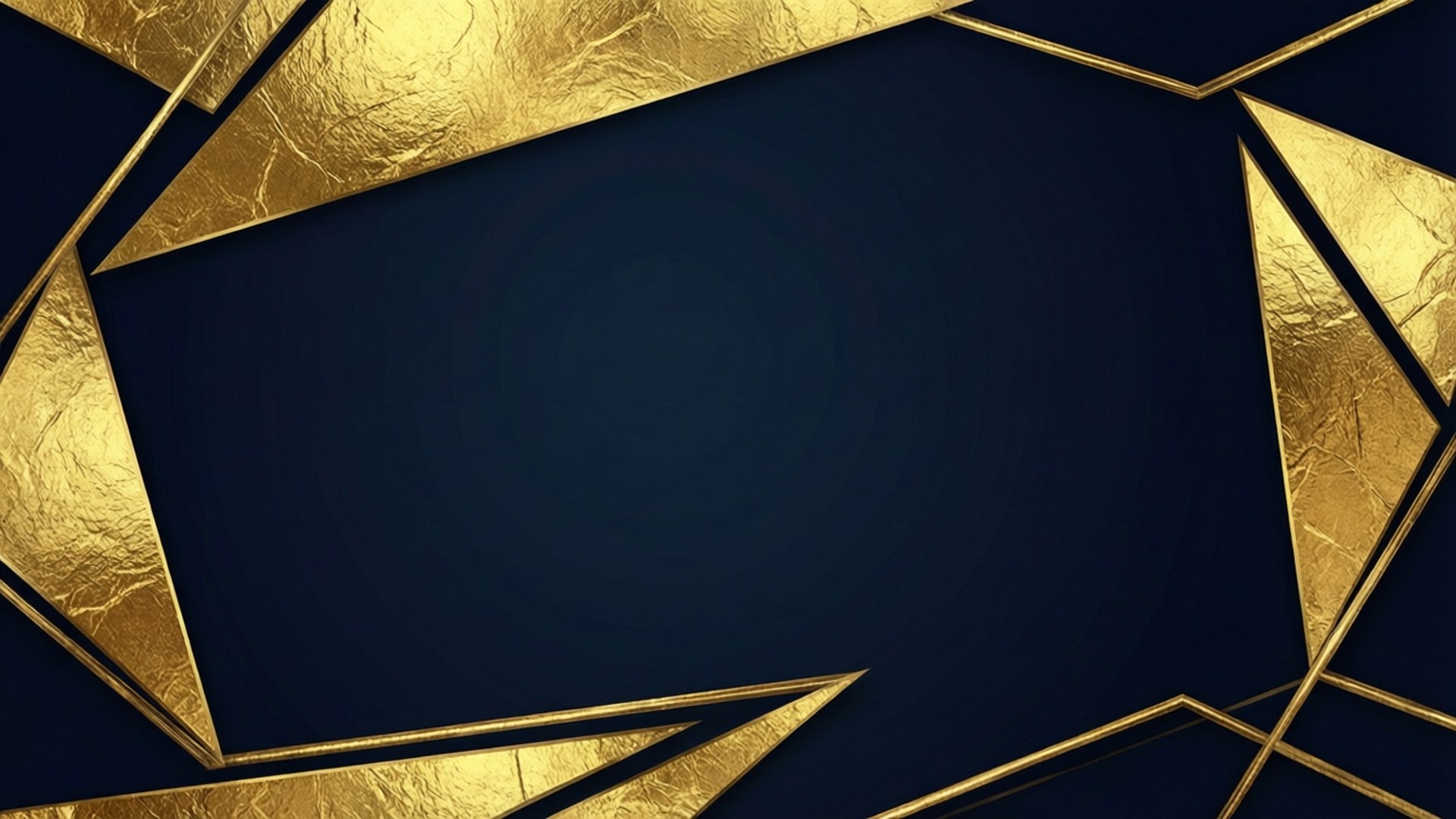 Goldfolie eckige Bordüre Wallpaper