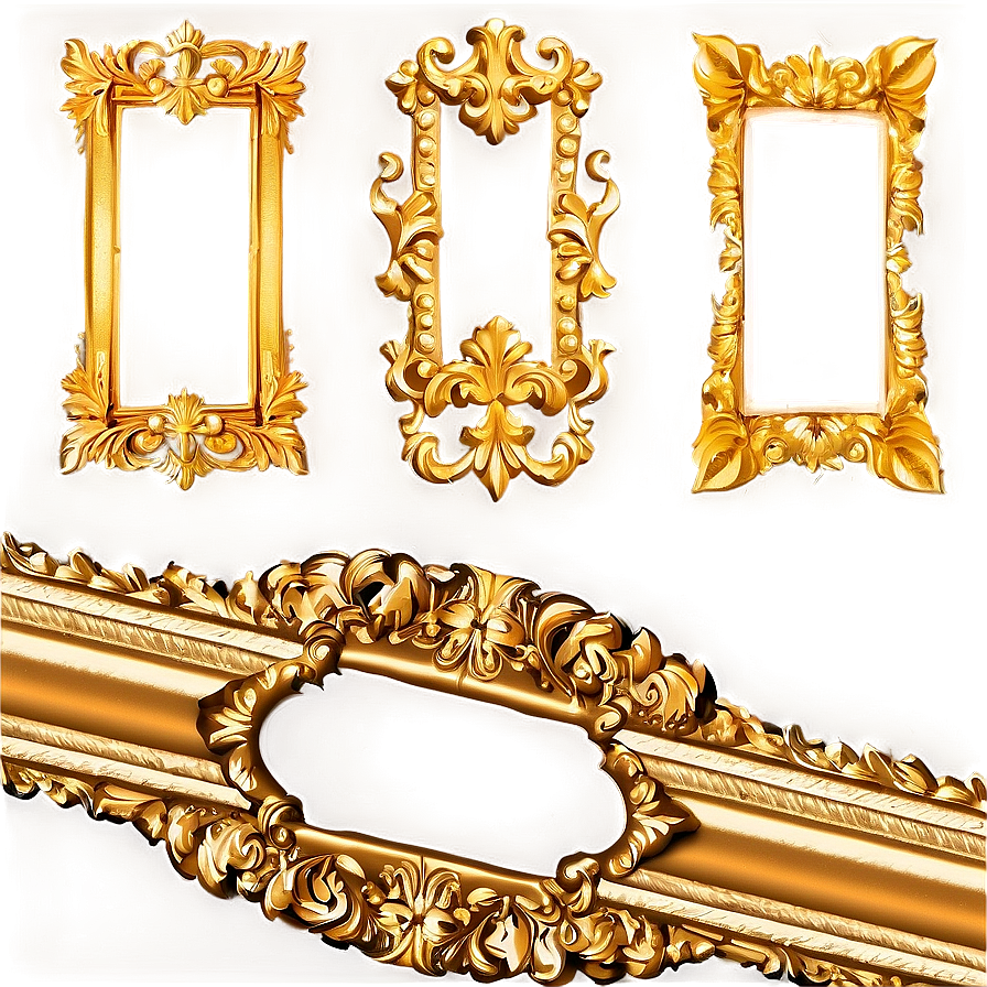 Gold Frame Border Png Jos PNG