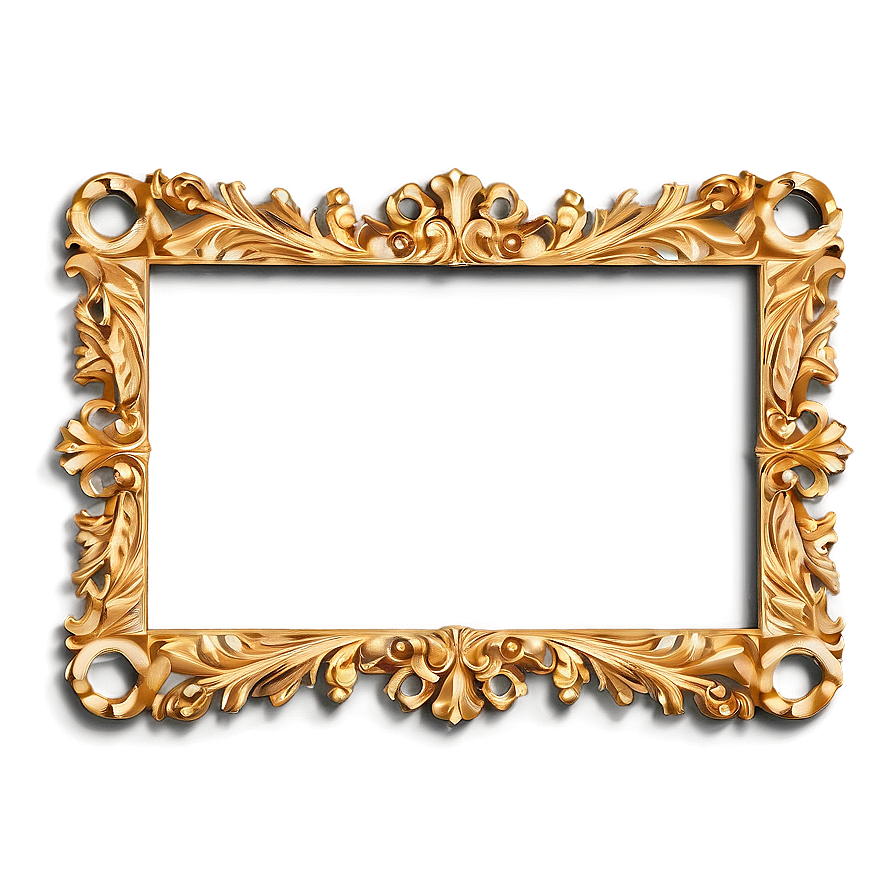 Download Gold Frame Text Box Png 05042024 | Wallpapers.com