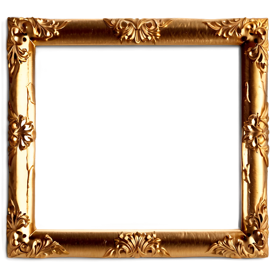 Gold Frame With Shadow Png Lbw PNG