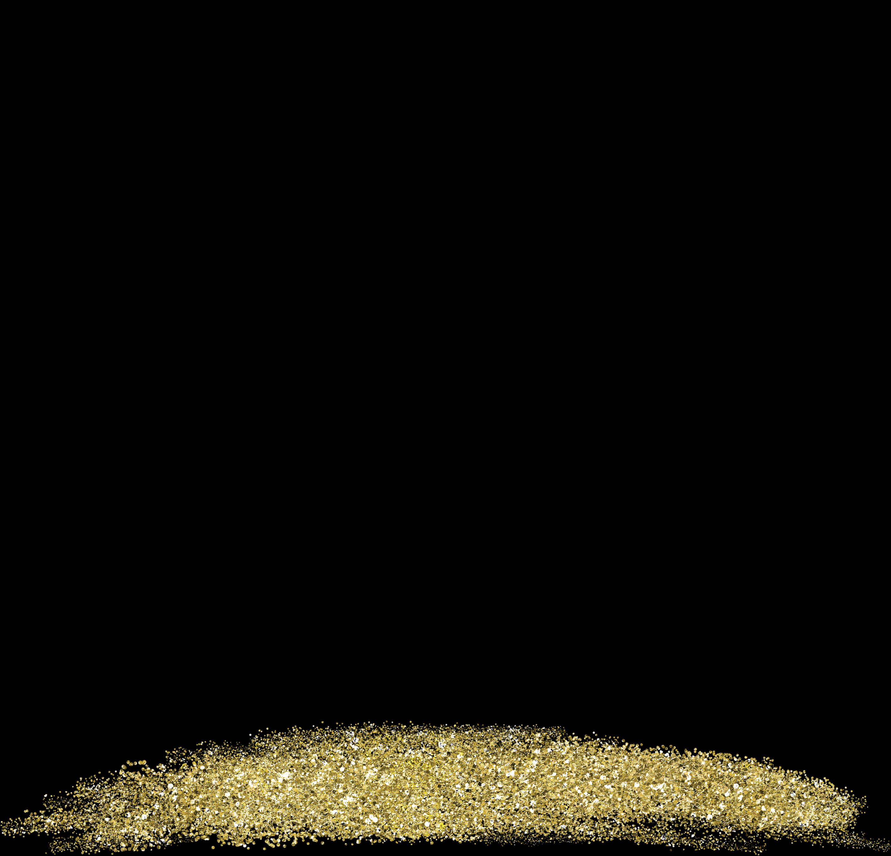Gold Glitter Border Background PNG