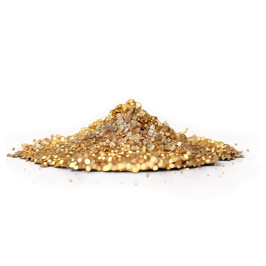 Gold Glitter Dust Png 05032024 PNG