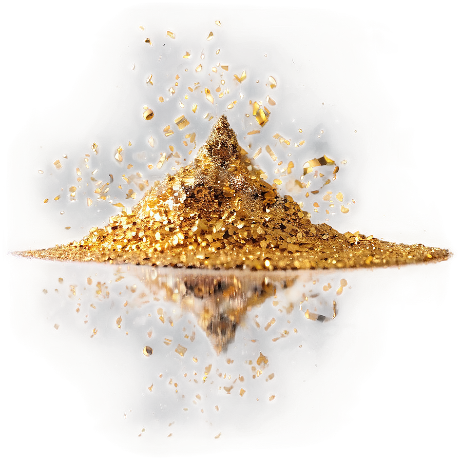 Gold Glitter Dust Png Xke PNG