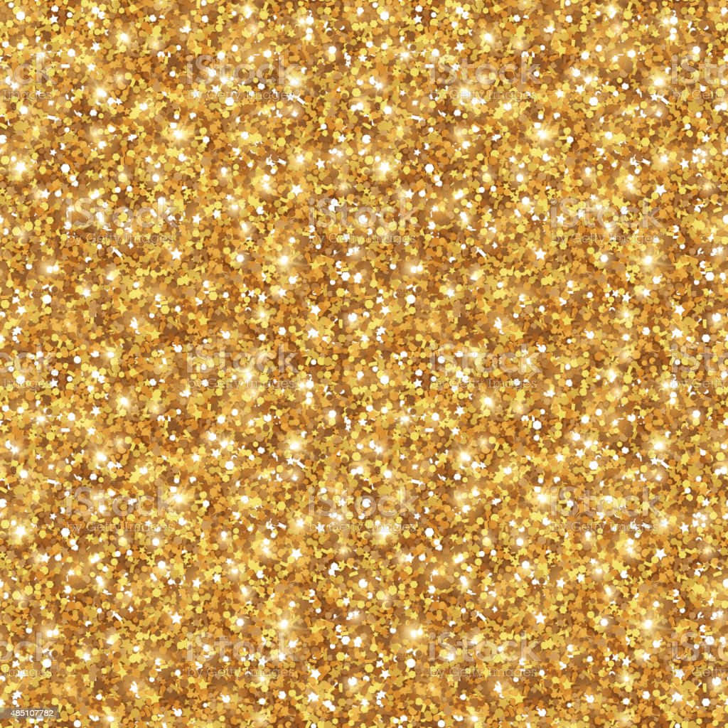 Decorative Gold Glitter Picture