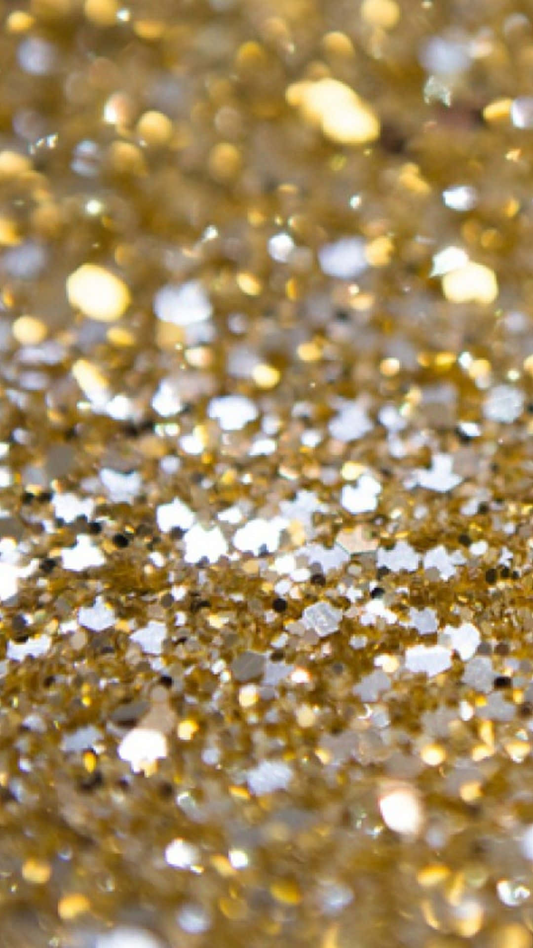 Gold Glitter Close-Up Picture