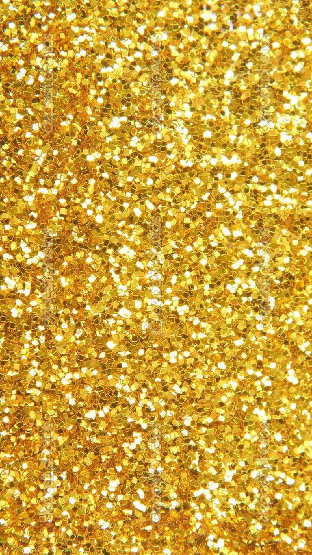 Flashy Gold Glitter Picture