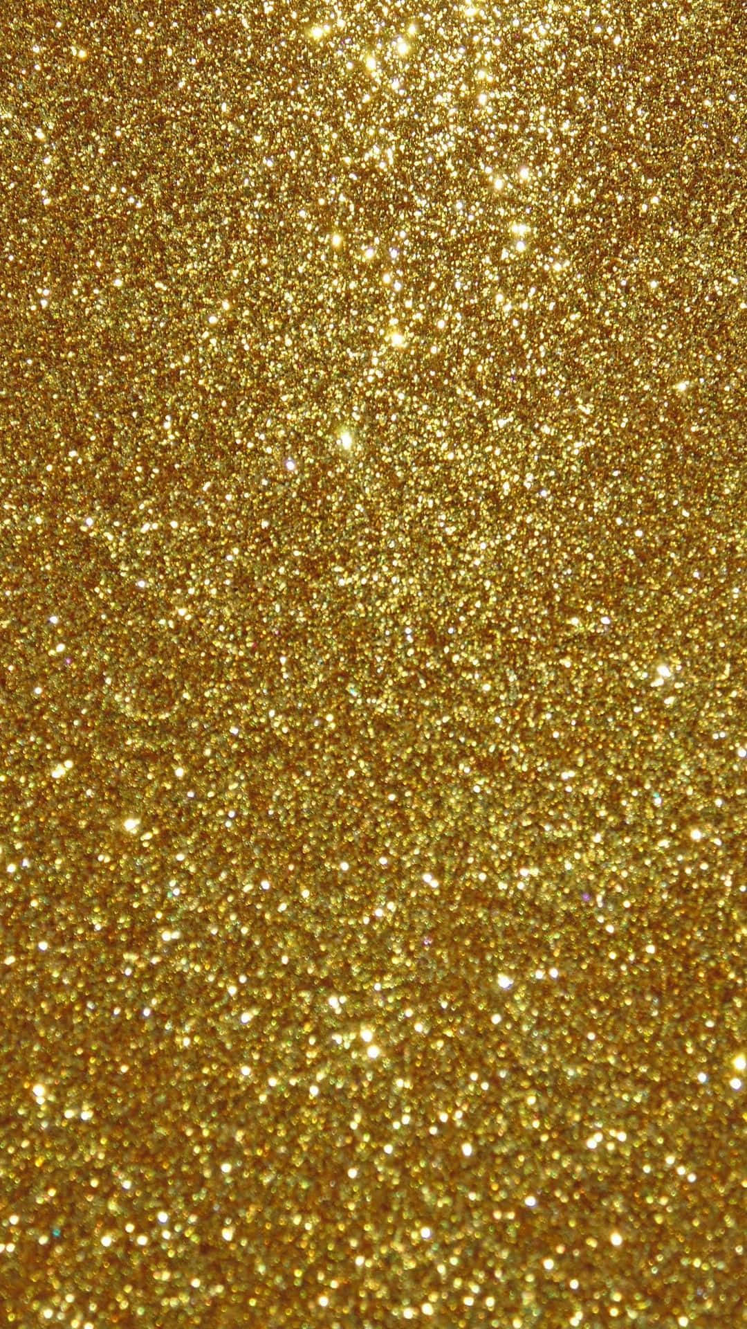 Ash-Like Gold Glitter Picture