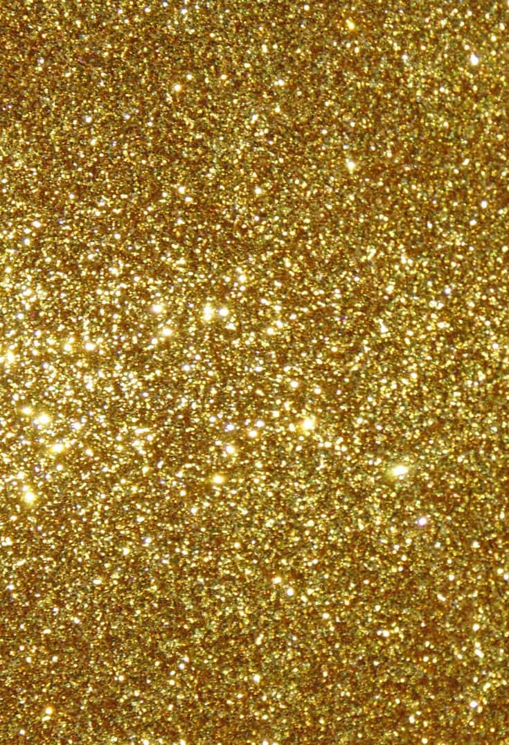 Glistening Gold Glitter Picture