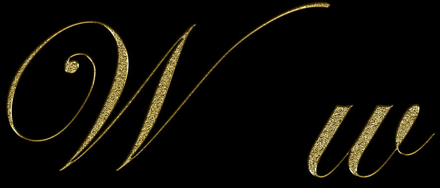 Gold Glitter Swirlsand Swooshes PNG