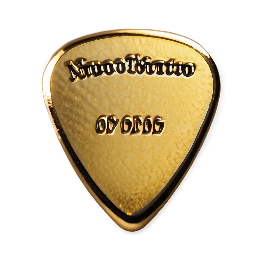 Download Gold Guitar Pick Png 9 | Wallpapers.com