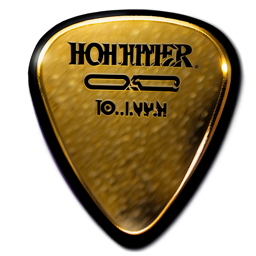 Download Gold Guitar Pick Png Xvn5 | Wallpapers.com