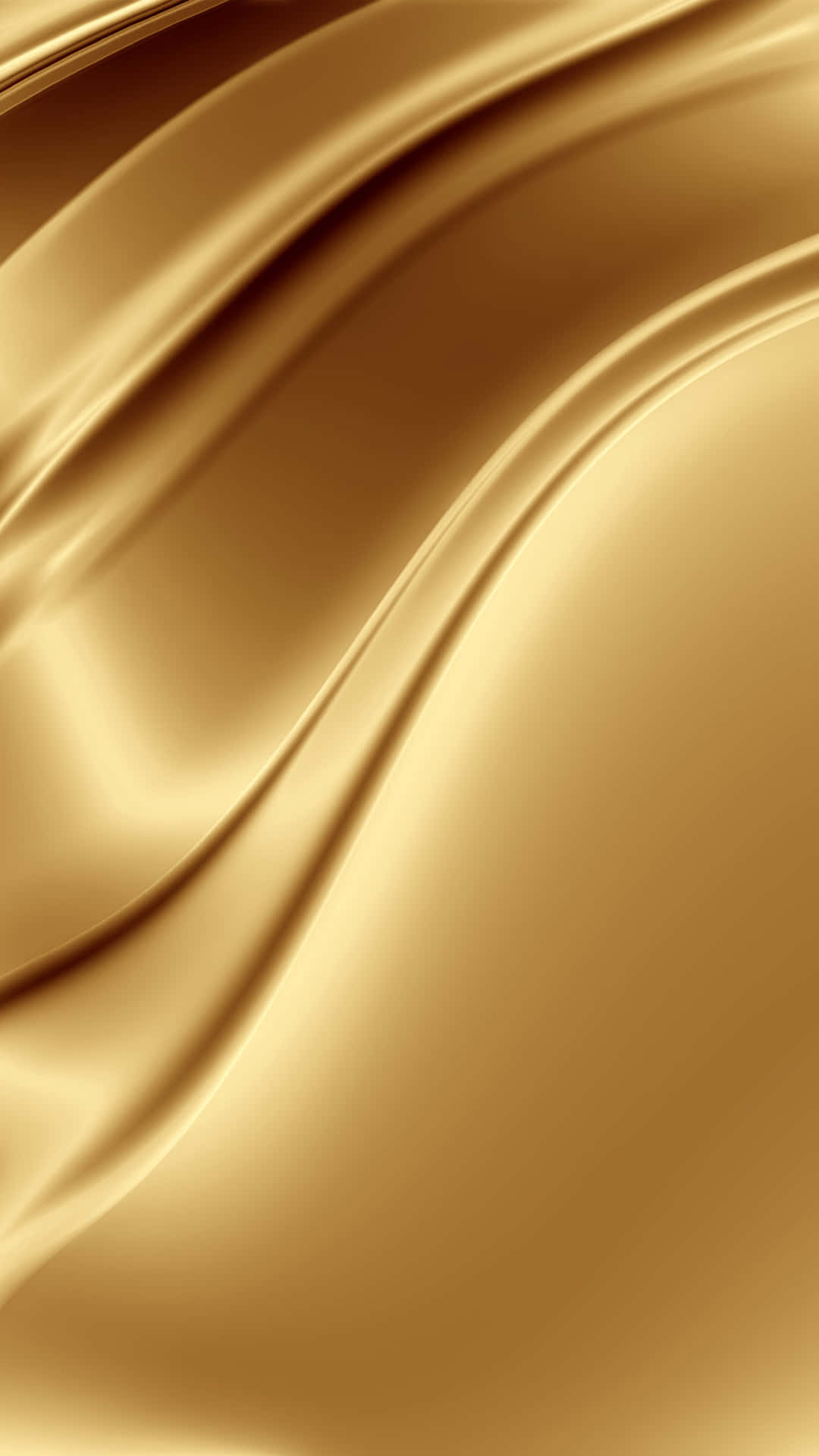 Gold IPhone Liquid Metal Texture Wallpaper