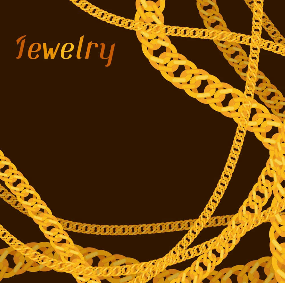Gold Chain Jewelry Vector