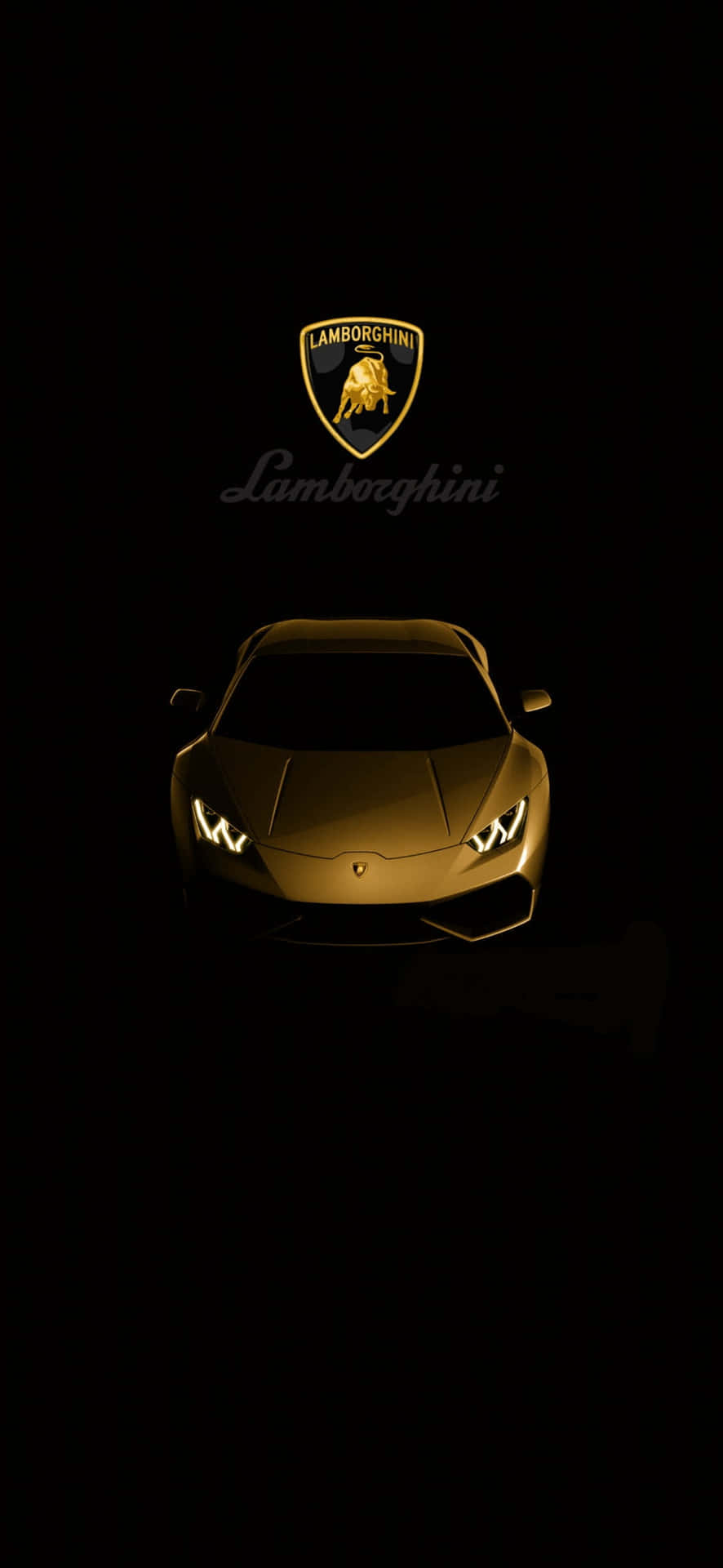 Brilhecomo Um Lamborghini Dourado. Papel de Parede