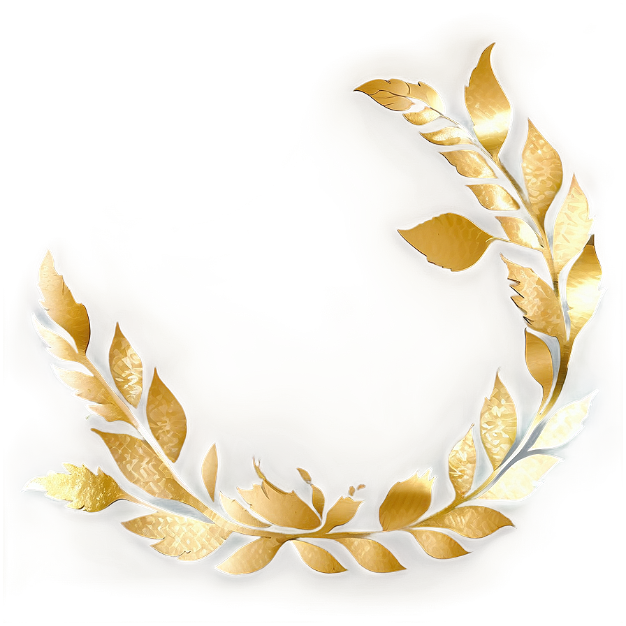 Gold Leaf Design Png Jjr46 PNG