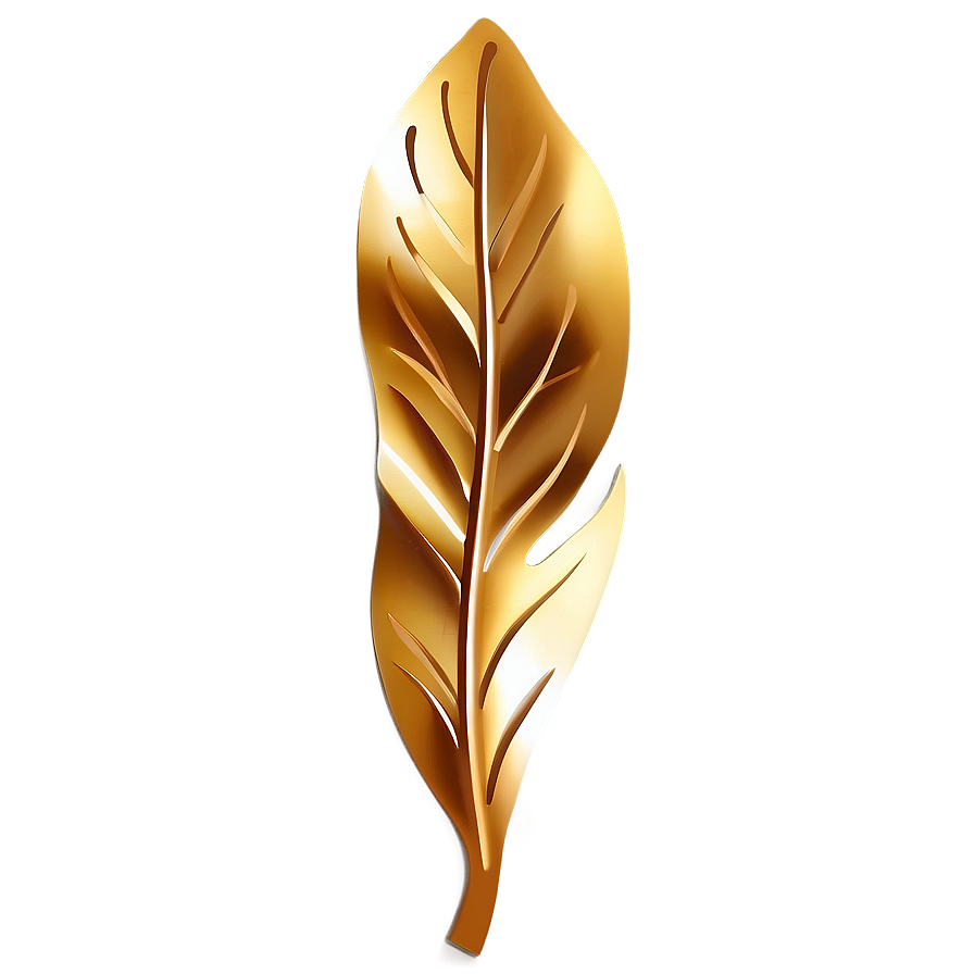 Gold Leaf Design Png Nag PNG