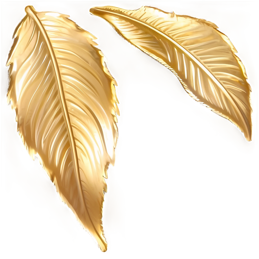 Gold Leaf Design Png Wrl PNG