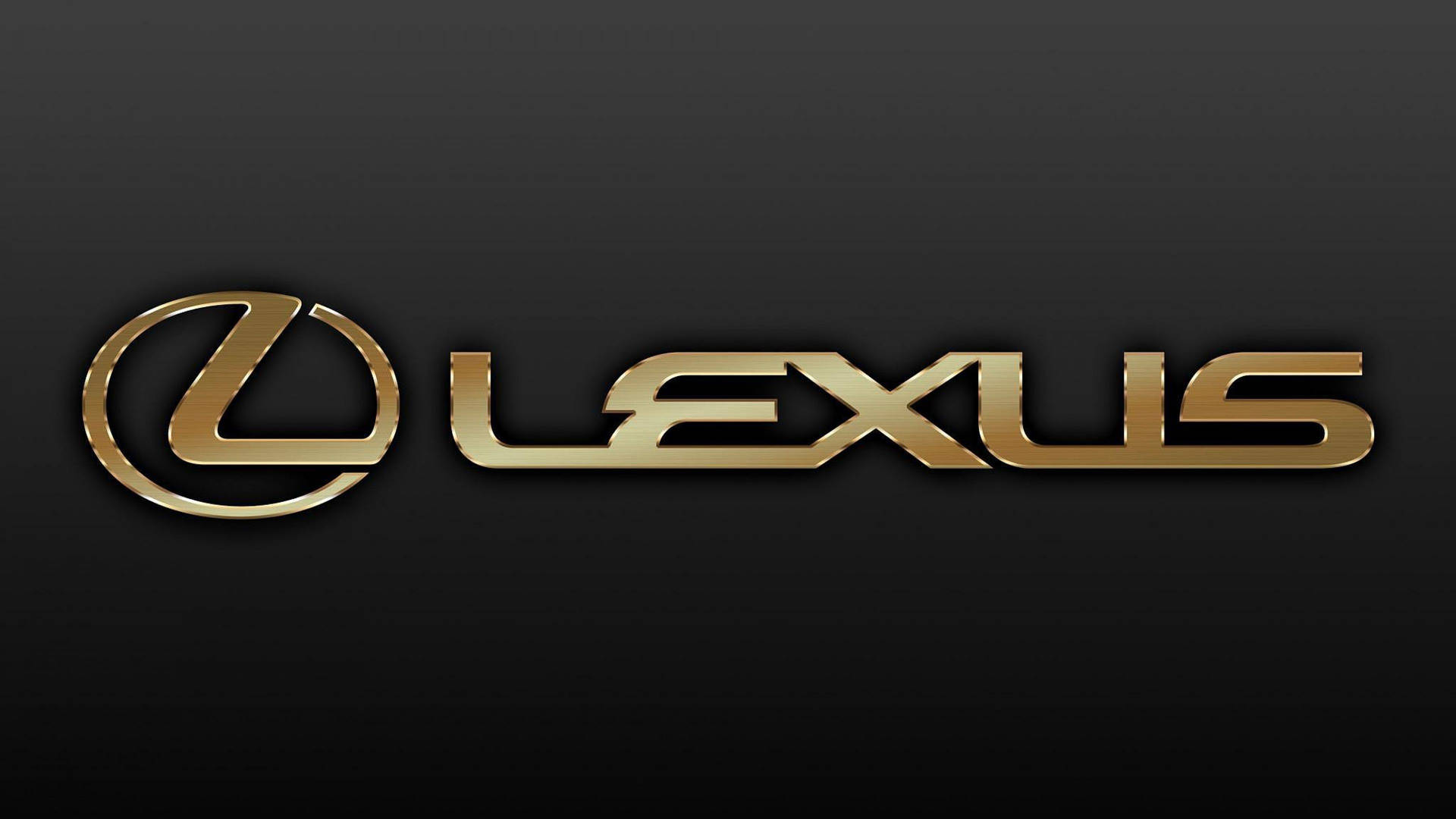Gold Lexus Logo Wallpaper
