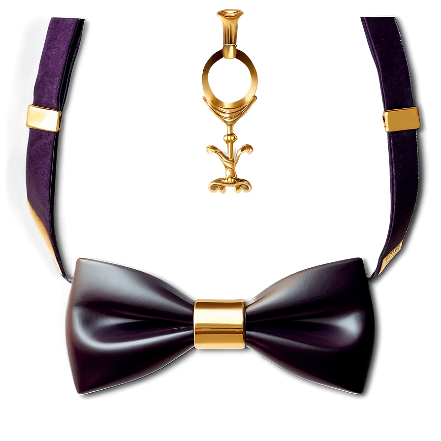 Gold Luxury Bow Tie Png Itu PNG
