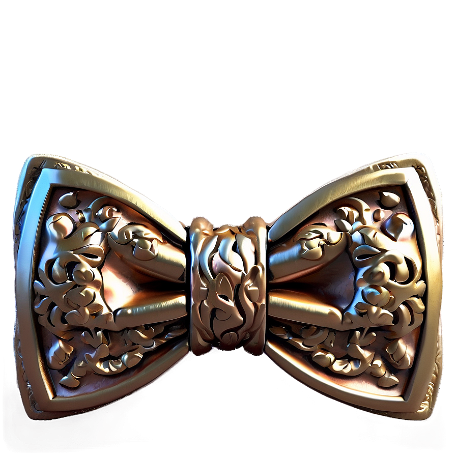 Gold Luxury Bow Tie Png Wqr PNG